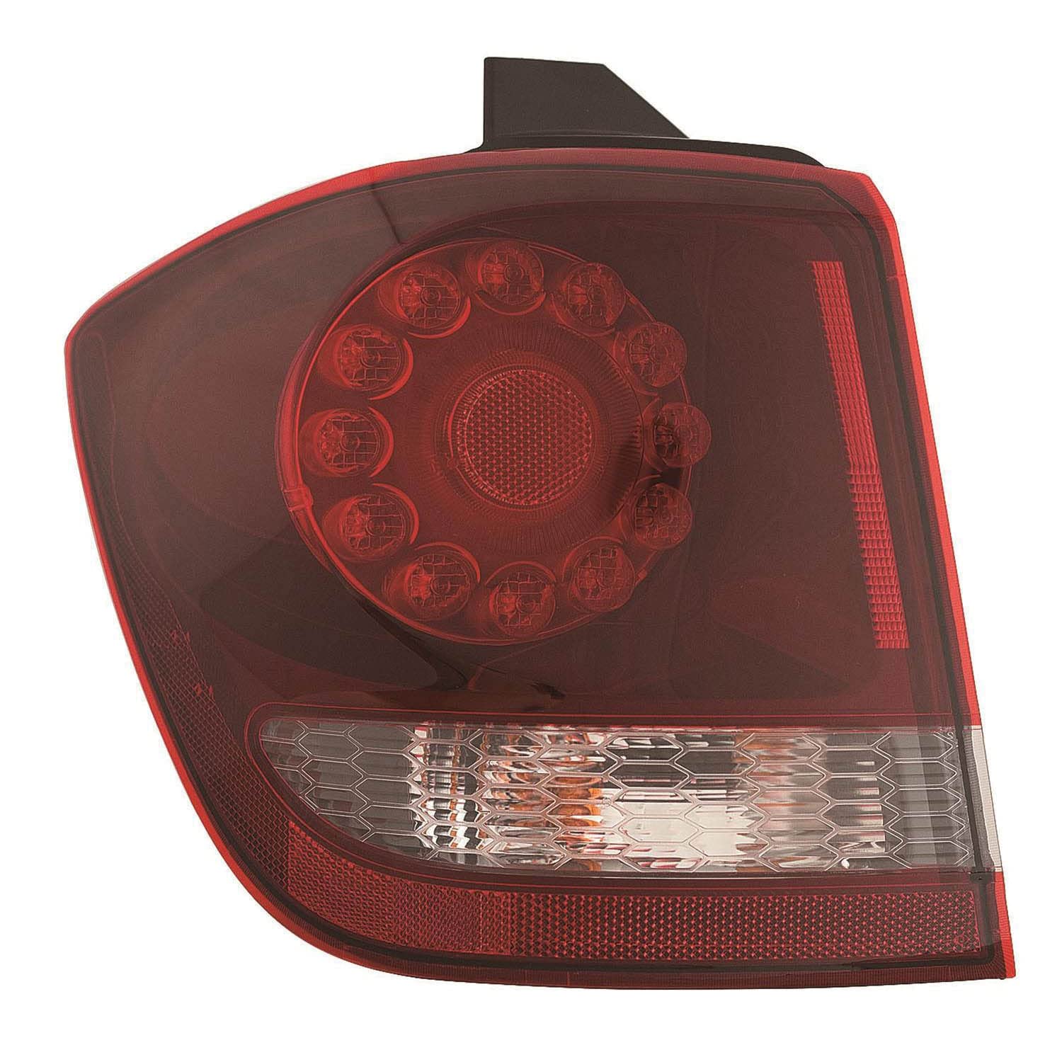 For Dodge Journey 09-20 Tail Light Outer LED with BLK Trim Driver Side CAPA | DOT Certified 68227133AA | CH2804114C ACK