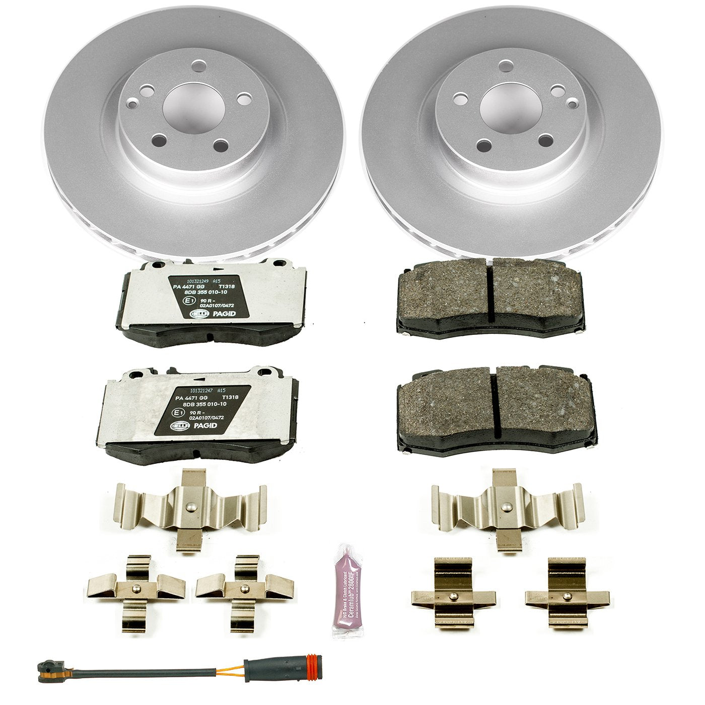 Euro-Stop Power Stop ESK6601 Brake Kit For Mercedes-Benz CLS550 Front 2007-2011 [Model Specific]