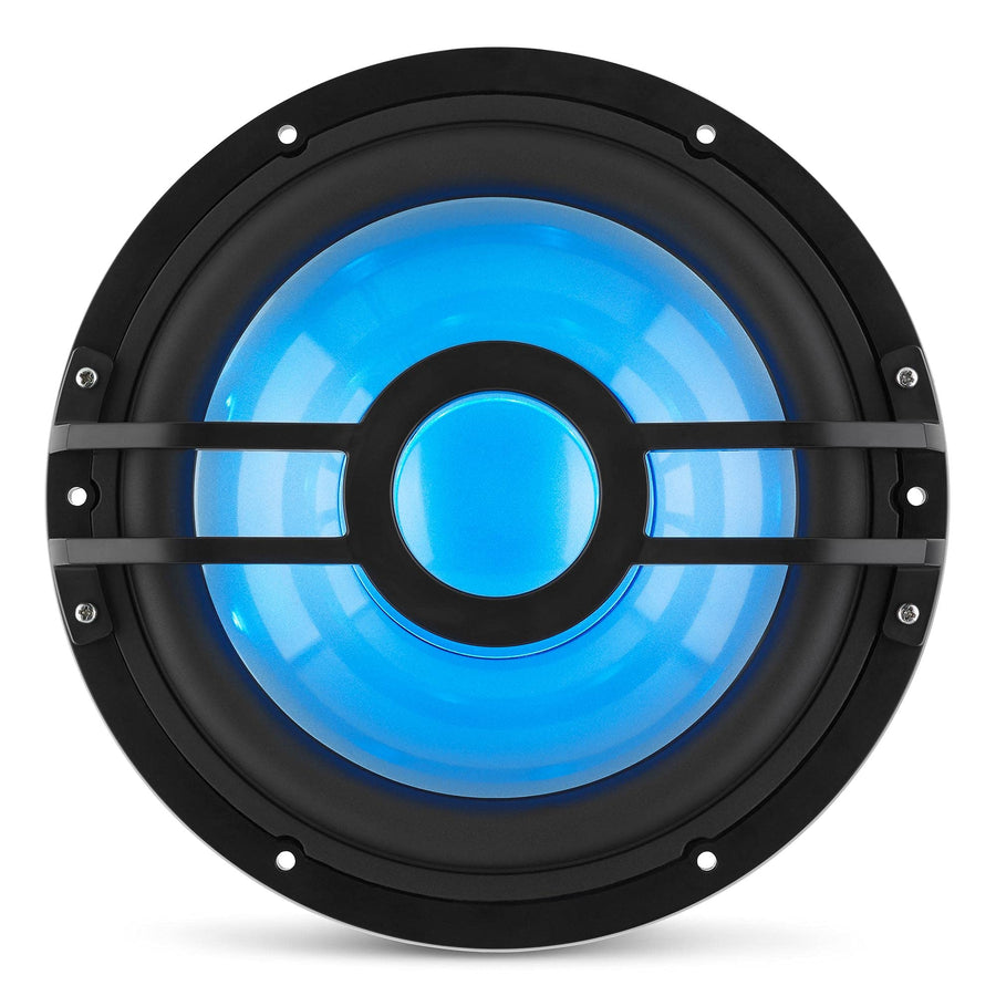 CMSP-101RGB-4 Clarion 10" Marine Subwoofer with RGB LEDs, Single 4-Ohm, 250 Watts