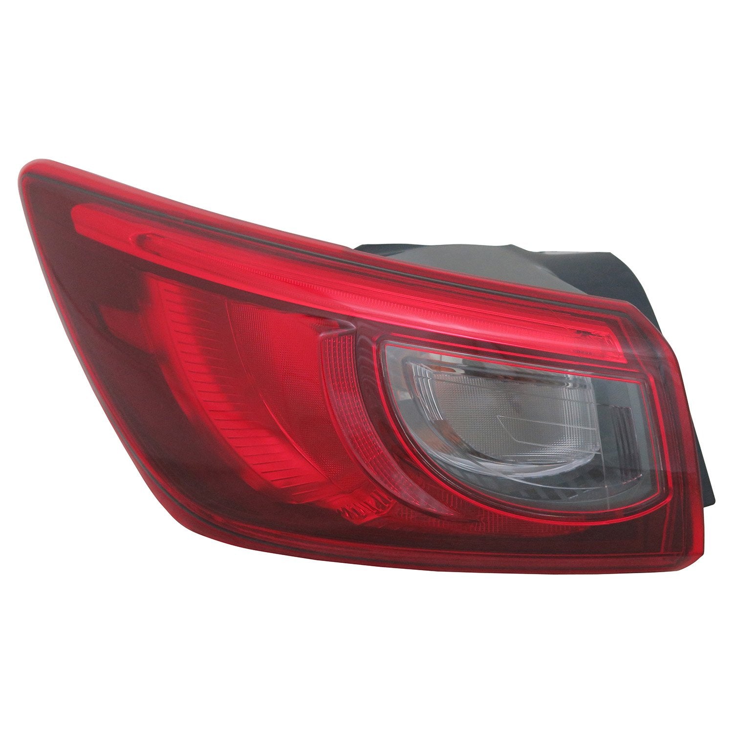 Left TYC Tail Light Assembly Compatible with 2016-2018 Mazda CX-3