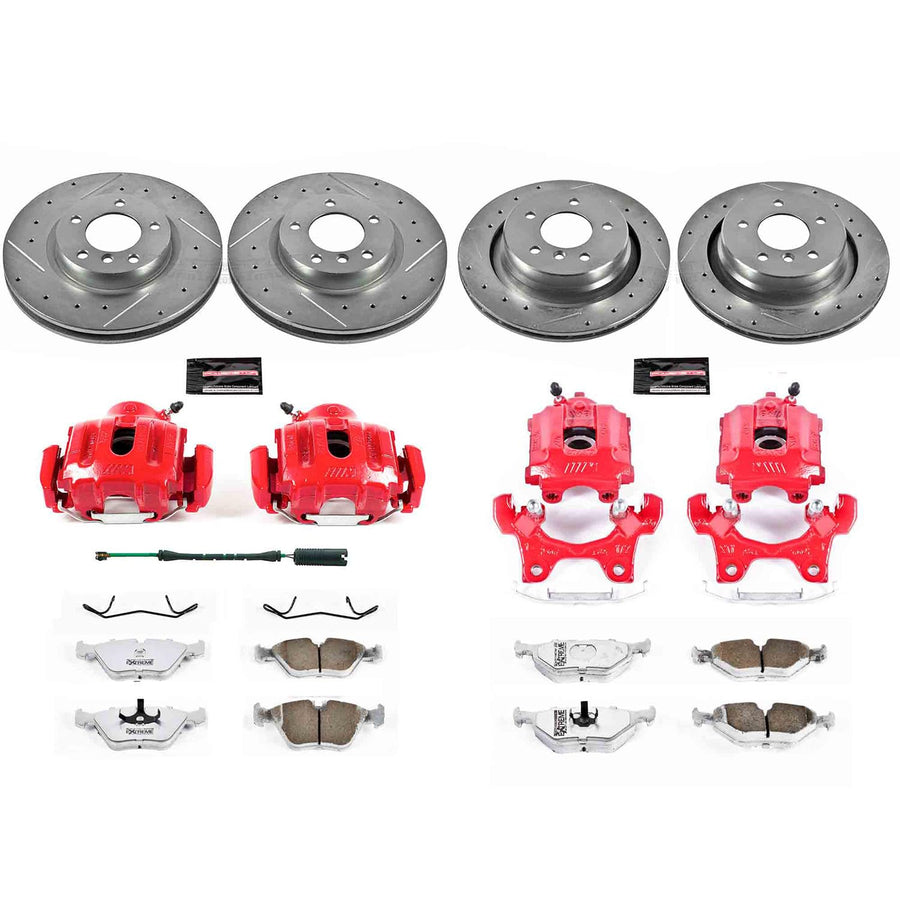 Power Stop Rear KC449-26 Z26 Street Warrior Brake Kit Subaru For Subaru Forester 1998-2003, Subaru Impreza 1998-2003 [Model Specific]