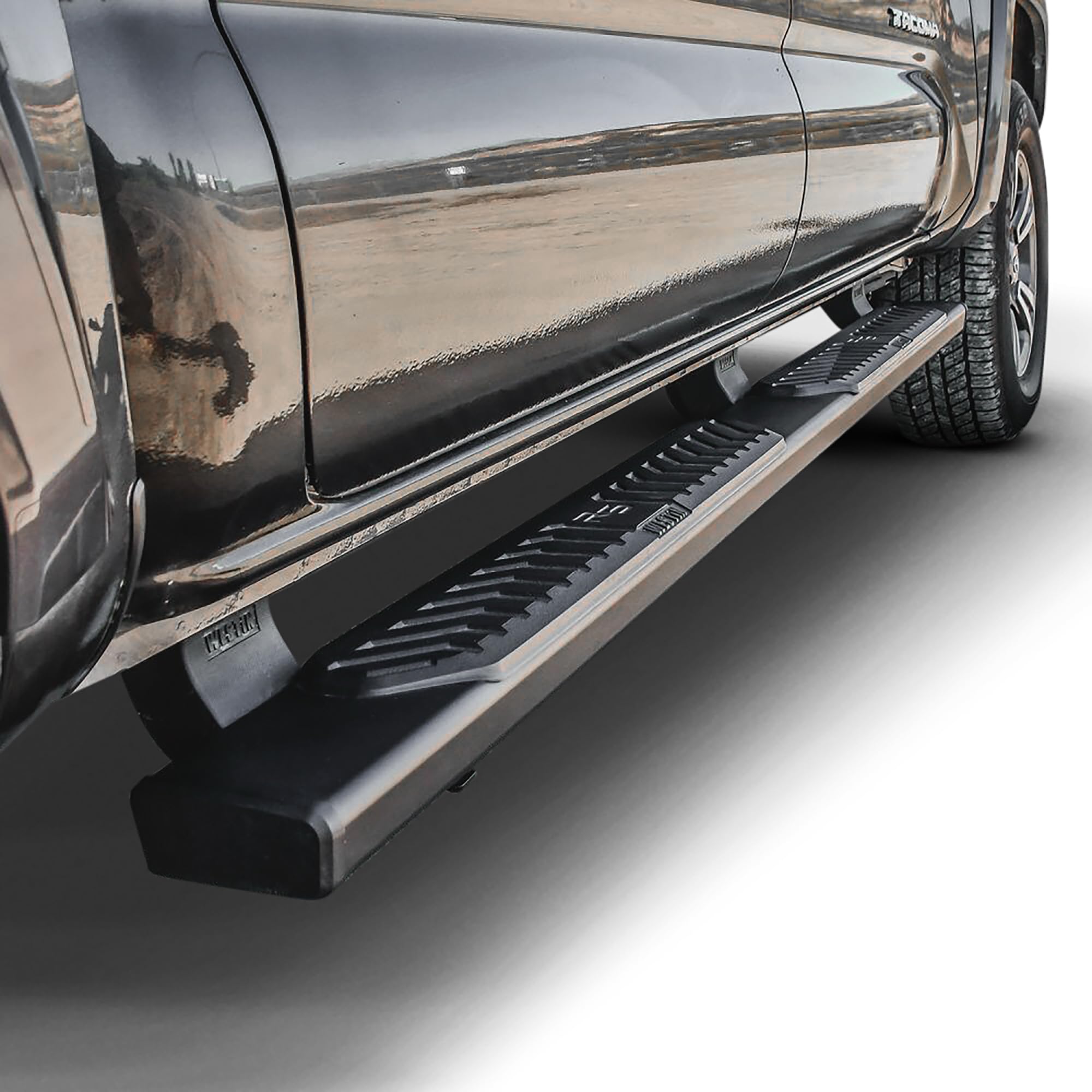 28-51135 WESTIN R5 Nerf Bars fits 2005-2023 Tacoma Double Cab Black Pair