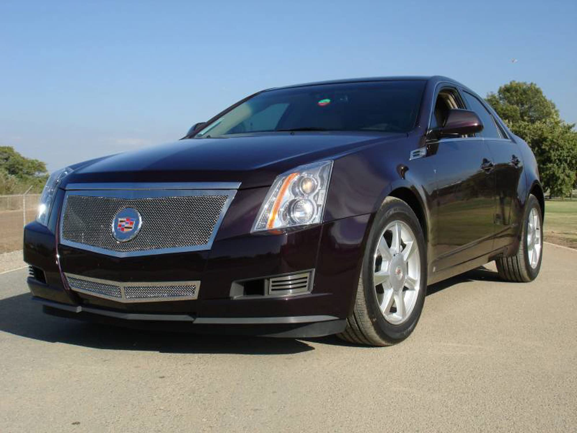 Upper Class T-Rex 54197 Small Formed Mesh Stainless Polished Finish Replacement Grille for Cadillac CTS