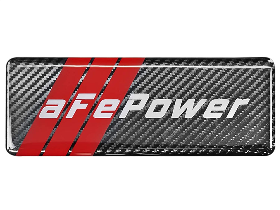 aFe POWER Urocal Motorsports Logo; Carbon Fiber 1.86 IN x 5.12 IN (40-10207)