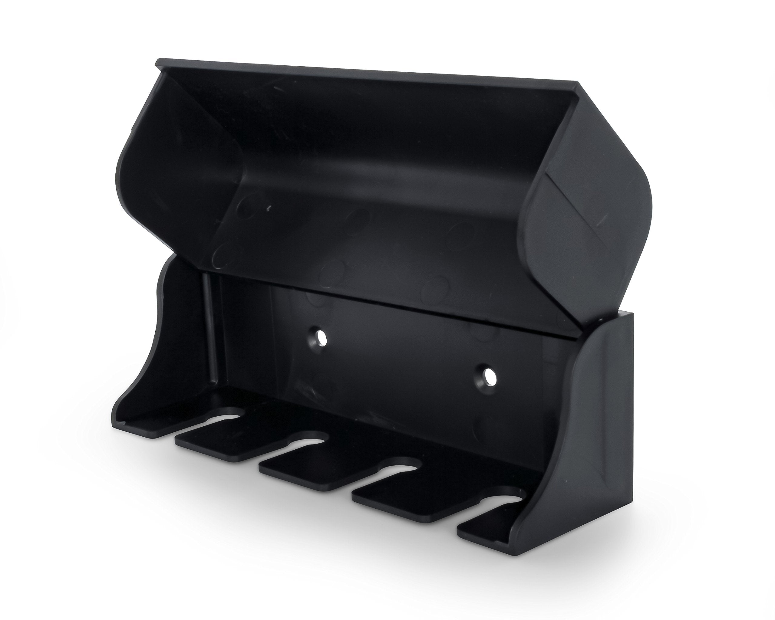 Pop-A-Toothbrush Camco, Hygienic Toothbrush Holder, Holds 4 toothbrushes, Black (57207)