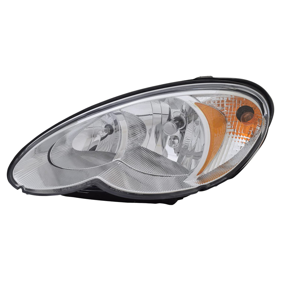 Left TYC Headlight Assembly Compatible with 2006-2010 Chrysler Pt Cruiser
