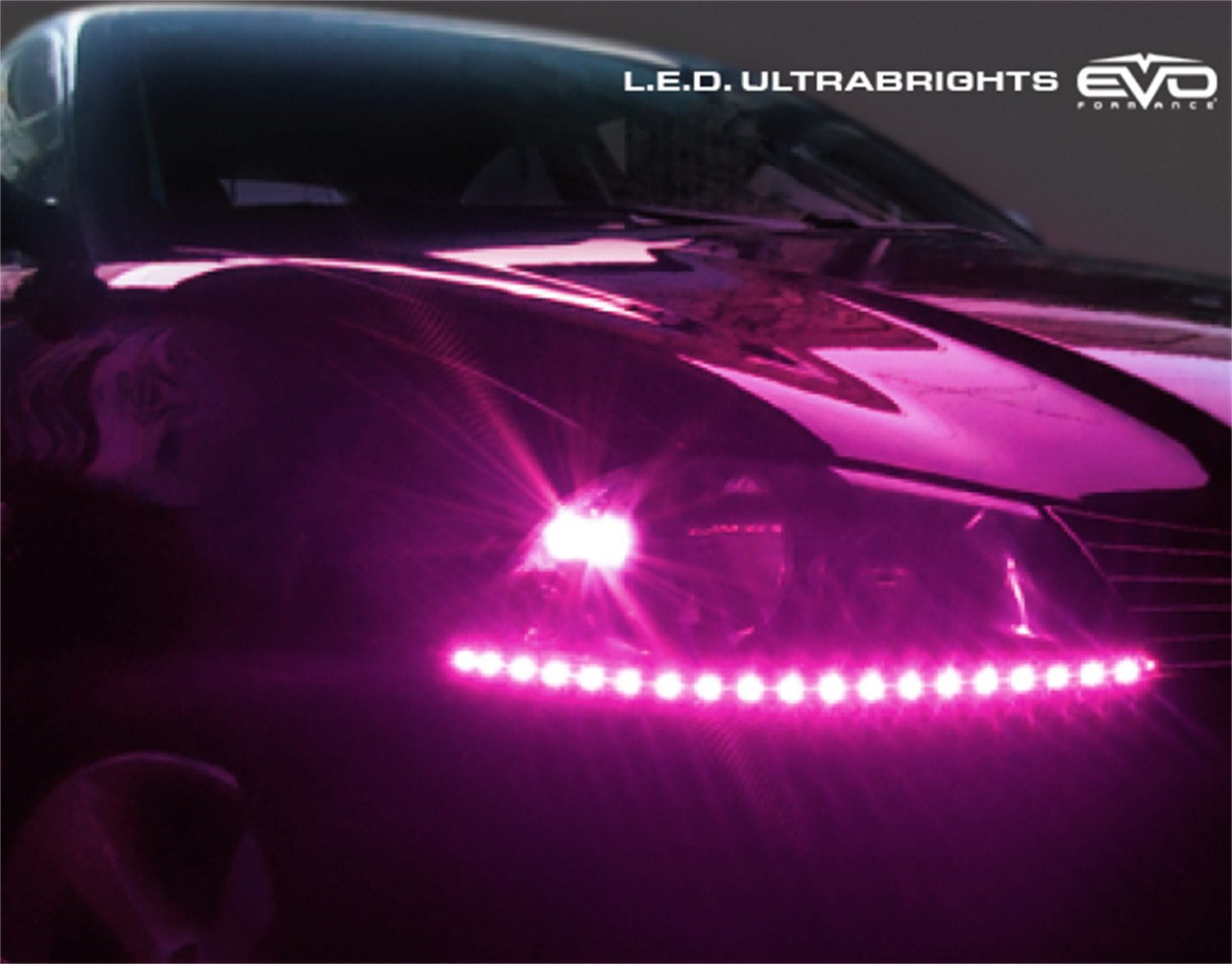 EVO Formance CIPA 93574 LED Ultrabrights Light, 50cm, Fuchsia