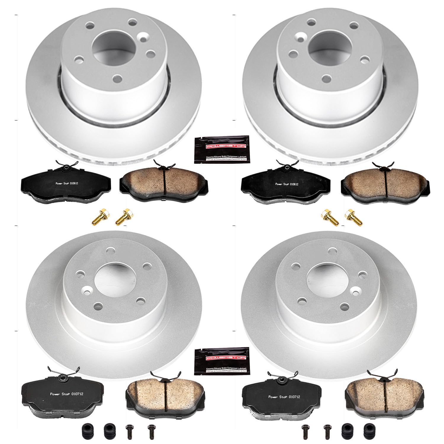 Power Stop Z23 Evolution Geomet Coated Brake Kit For Discovery Land Rover 1999-2004 [Model Specific]