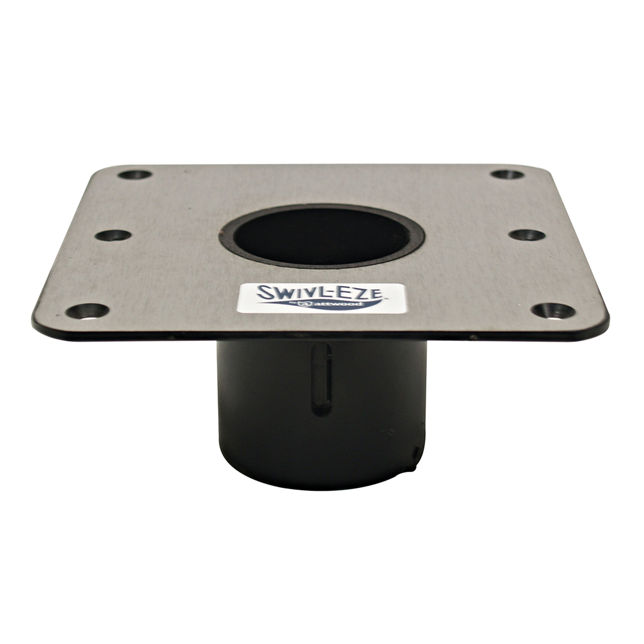 238 Series Attwood Socket Base - Stainless Steel, 7" x 7" Square