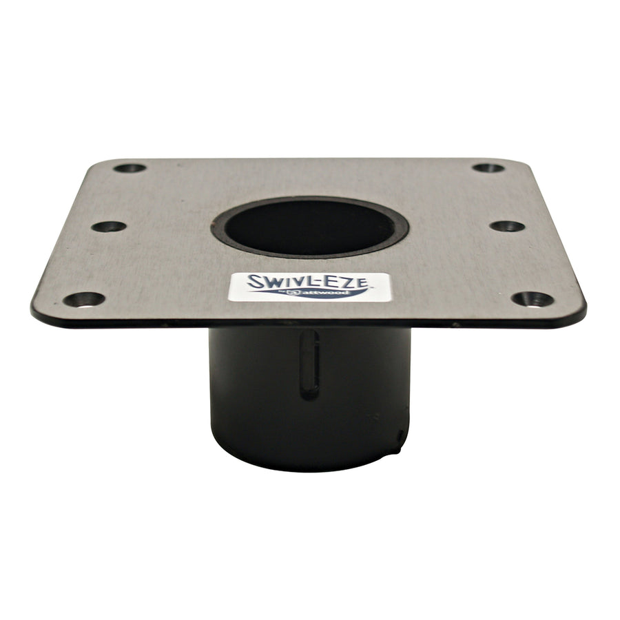 238 Series Attwood Socket Base - Stainless Steel, 7" x 7" Square