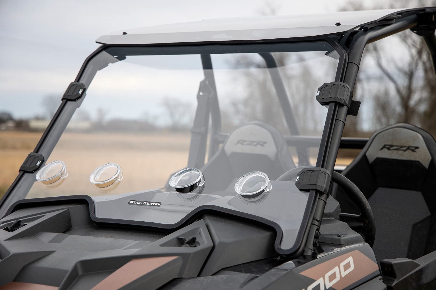 Vented Rough Country Full Windshield for Polaris RZR XP 1000-98292010