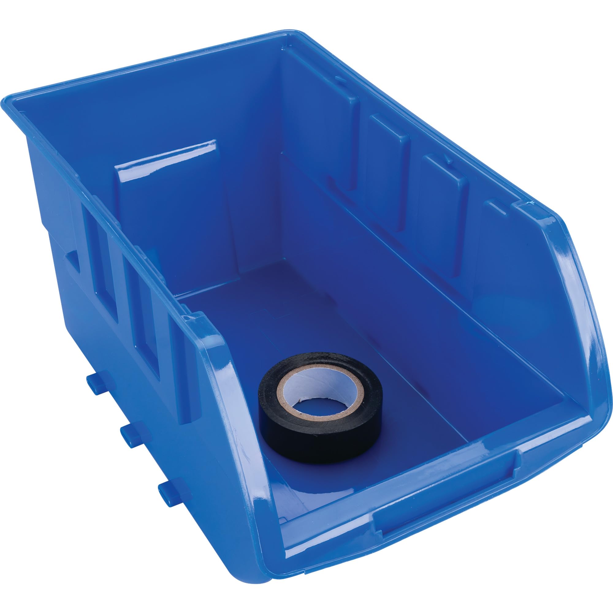 Large Performance Tool W5196 Stackable Storage Trays - Adjustable for Vertical or Horizontal Position, Blue, Pack of 4
