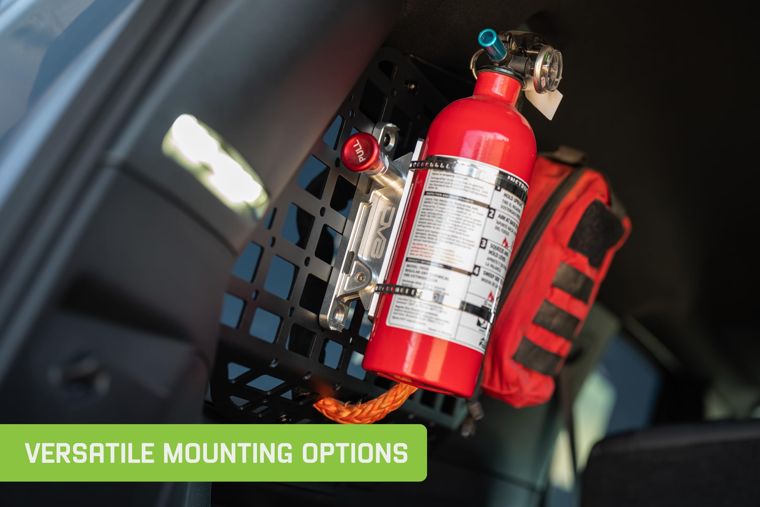 DV8 Offroad Molle Panels for Rear Window Pocket 2025 Toyota 4Runner | Enhances Your Rear Cargo Storage Space | Rattle-Free Fitment | Conforms to The Shape of Your Windows | Keeps Gear Secure | Steel