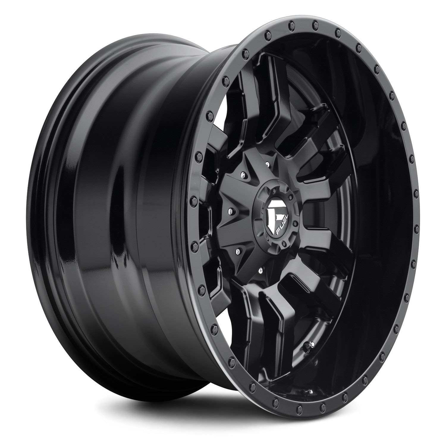 1PC Fuel D596 20X9 6X135/5.5 MT-BLK-GBL 20MM - D59620909857