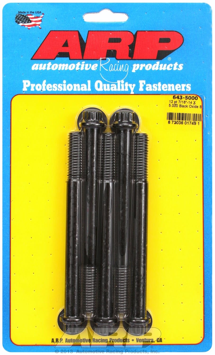 Black ARP (643-5000) Oxide Bolt