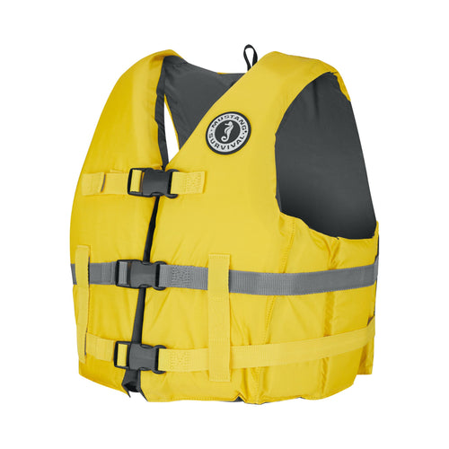 Livery Sport Foam Mustang Survival Adult PFD (Yellow/Gray - M/L)