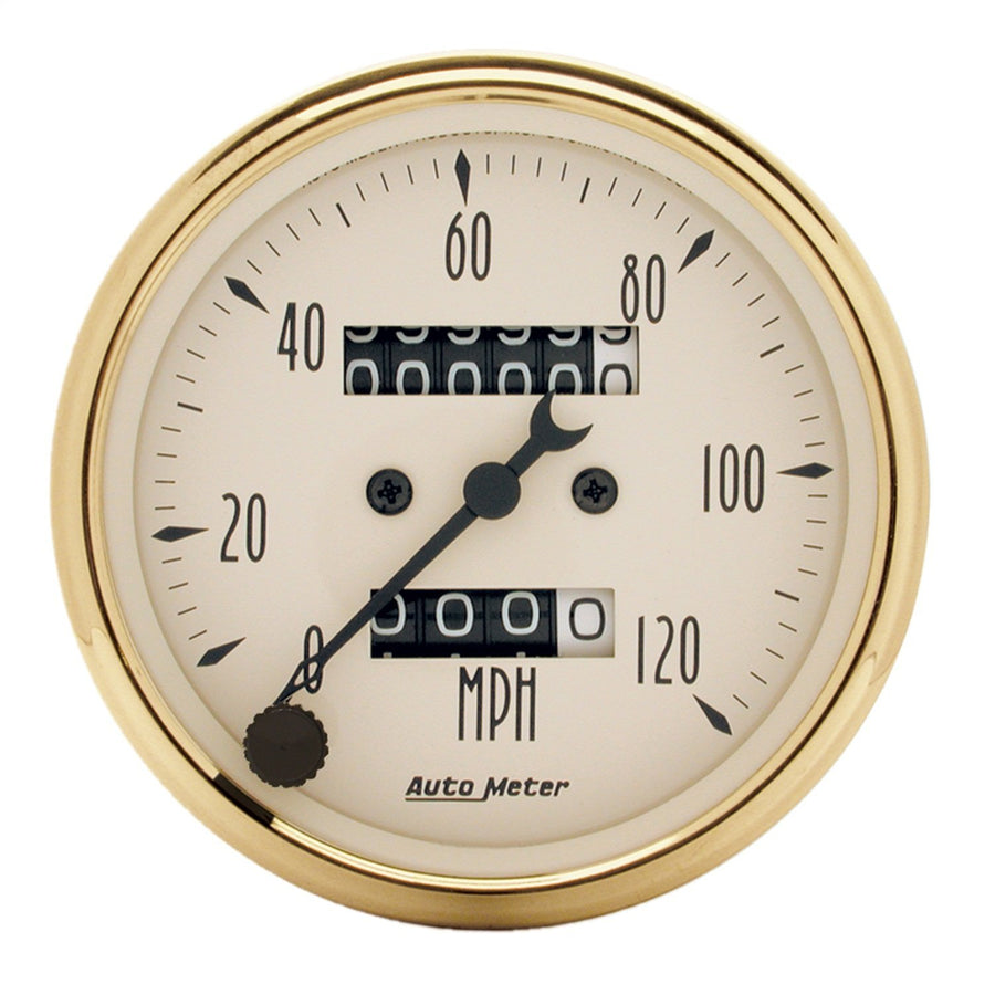AUTO METER Mechanical Speedometer 1593 Golden Oldies,3.125 in.
