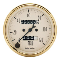 AUTO METER Mechanical Speedometer 1593 Golden Oldies,3.125 in.