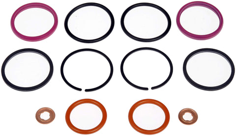 Dorman Fuel Injector O-Ring Kit 904-206 Compatible with Select Ford / IC Corporation / International Models