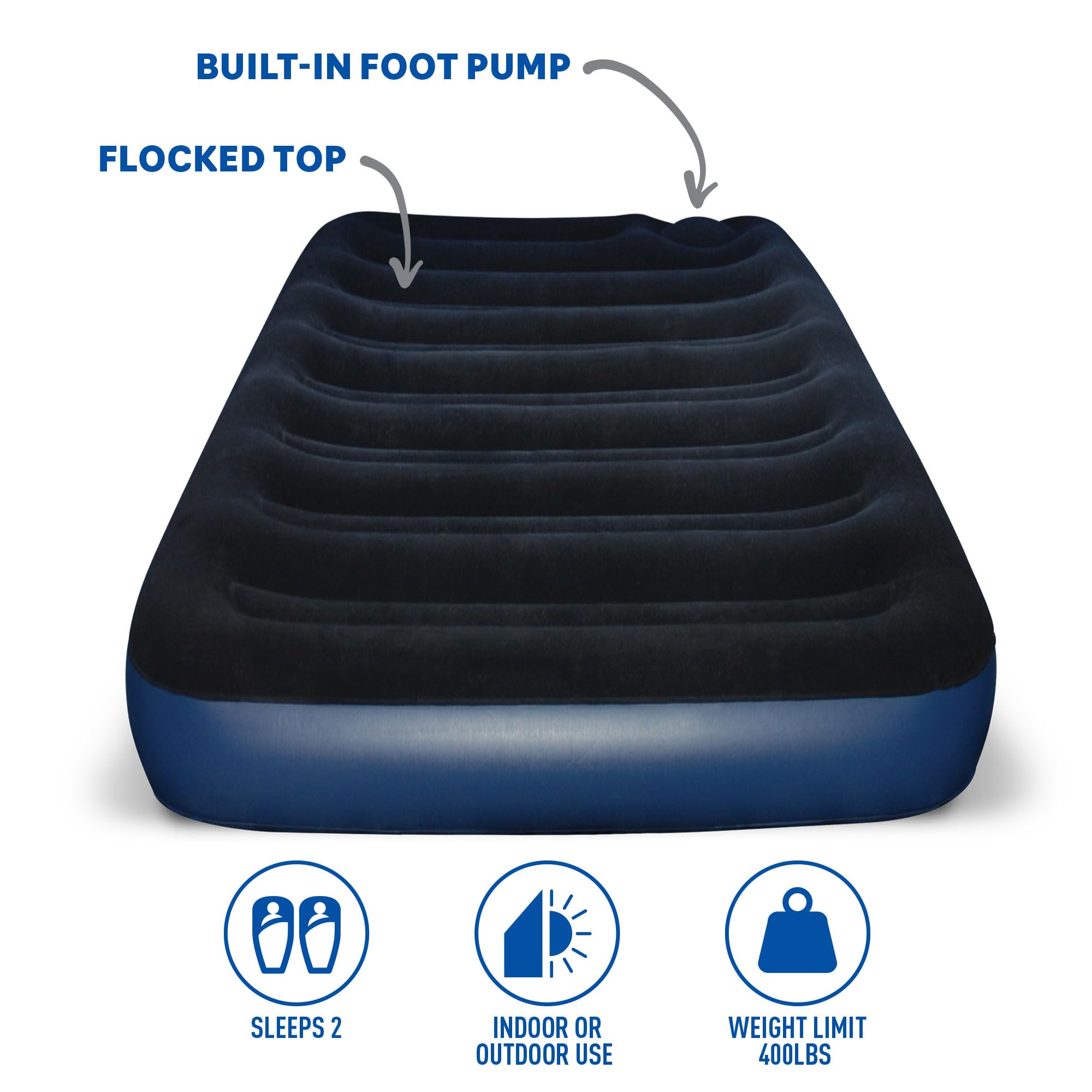 Sportz Napier Truck Bed Air Mattress for Compact Size Truck Bed with Built-in Pump