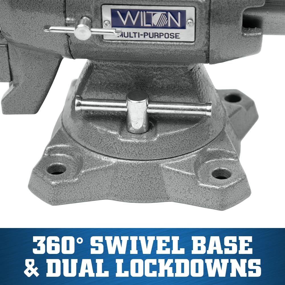 Multi-Purpose Wilton Bench Vise, 4-1/2" Width, 4-1/4" Max Jaw Opening, 2-1/4" Throat (Model 450P)