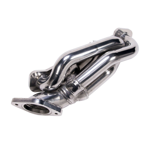 1-5/8" BBK Performance Shorty Tuned Length Performance Exhaust Headers for Ford Mustang GT - Polished Silver Ceramic Finish