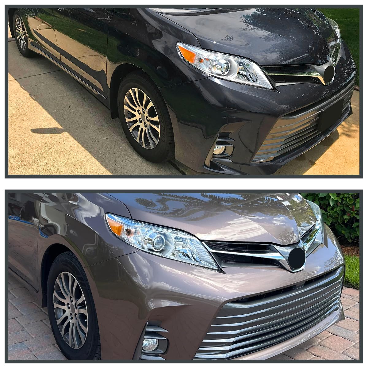 Passenger Side Right Spec-D Tuning Chrome Projector Headlight Compatible with 2011-2020 Toyota Sienna