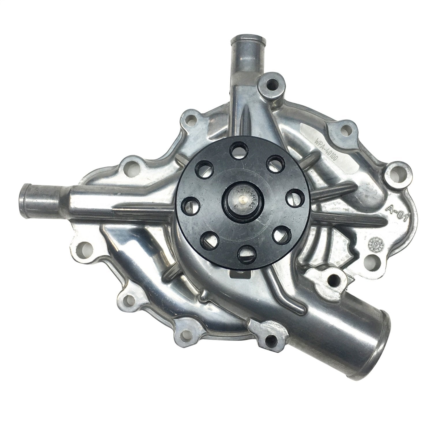 Performance Quotient PRW 1440100 As-Cast 5/8" Pilot Shaft High Flow Aluminum Water Pump for AMC/JEEP 304, 360, 401 1973-91