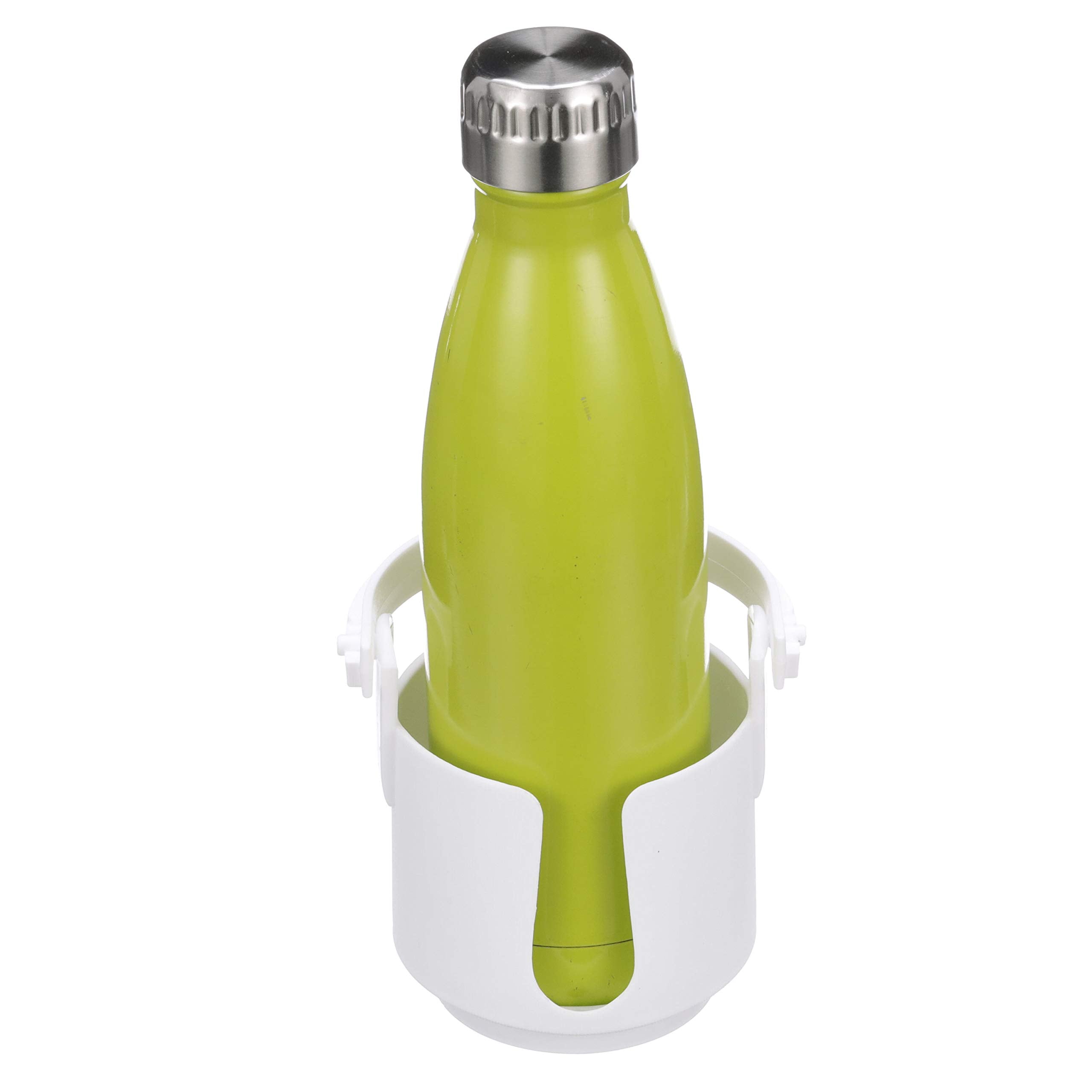 Gimballed Drink Holder Attwood 11631-4 Molded Plastic, Slot for Coffee Mug Handle, Self-Draining, 4 Inches H x 4 3/8 Inches W