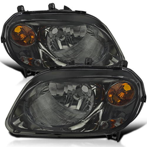 Smoke SPEC-D TUNING Headlights Compatible with 2006-2011 Chevy HHR, Left + Right Pair Headlamp Assembly