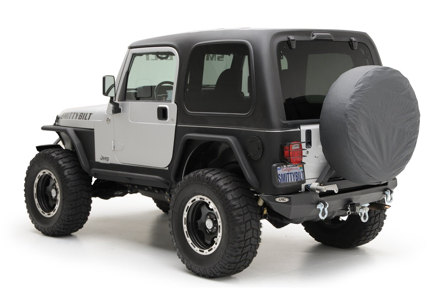XRC Smittybilt Rear Bolt-on Flares for TJ - 76875, Textured Black