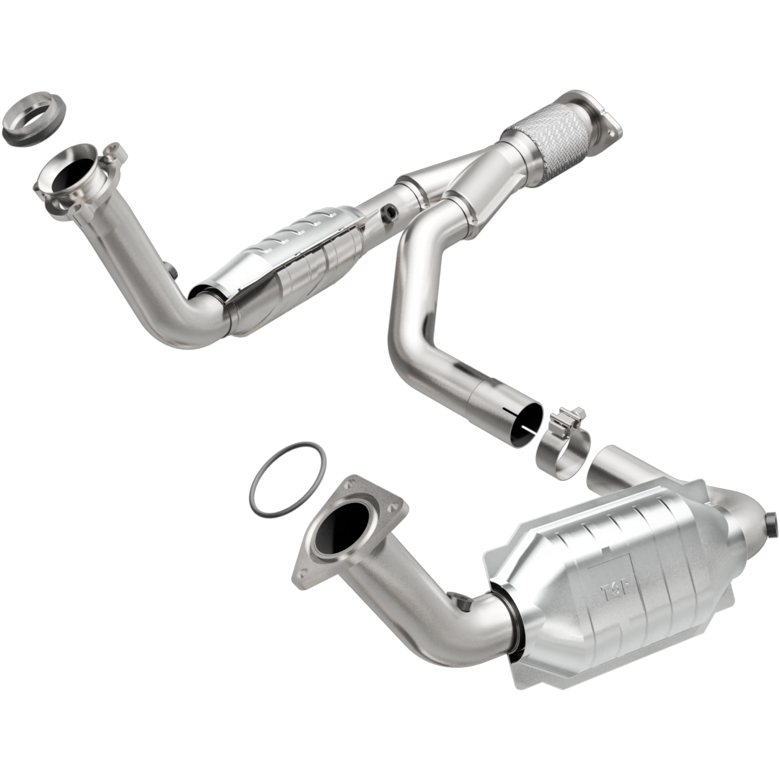 Large MagnaFlow Stainless Steel Direct Fit Catalytic Converter 49650
