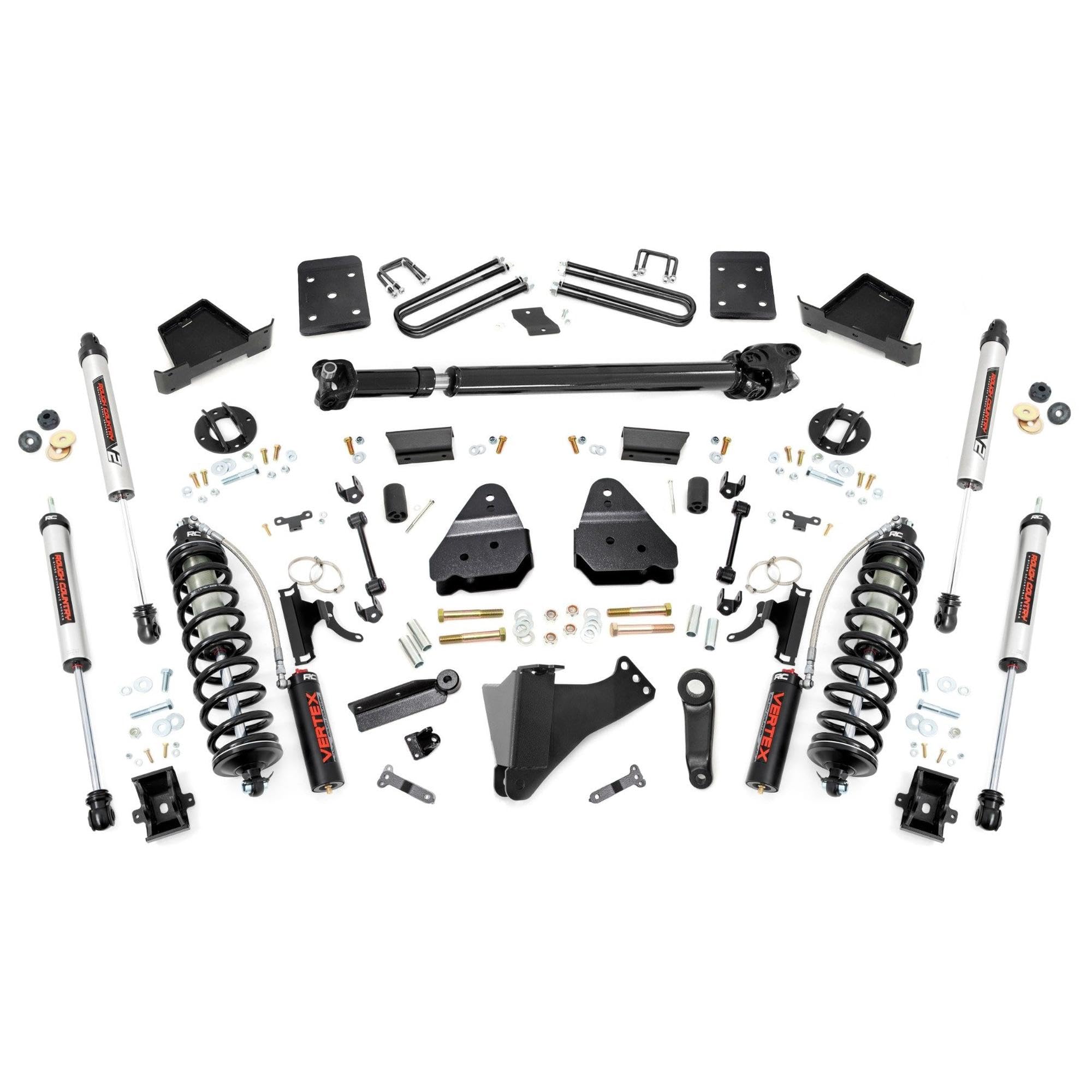 6" Rough Country Coilover Lift Kit for 17-22 Ford Super Duty | Diesel - 51358