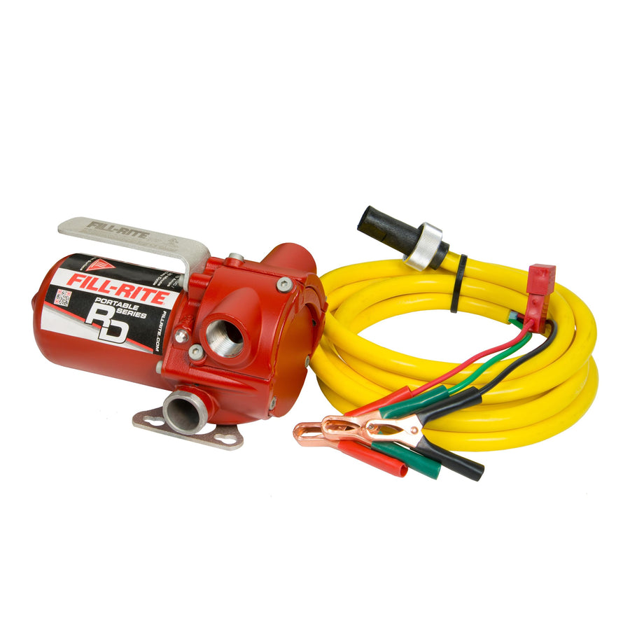 Fill-Rite 12V RD812NN 8 GPM Portable Fuel Transfer Pump w/Power Cable