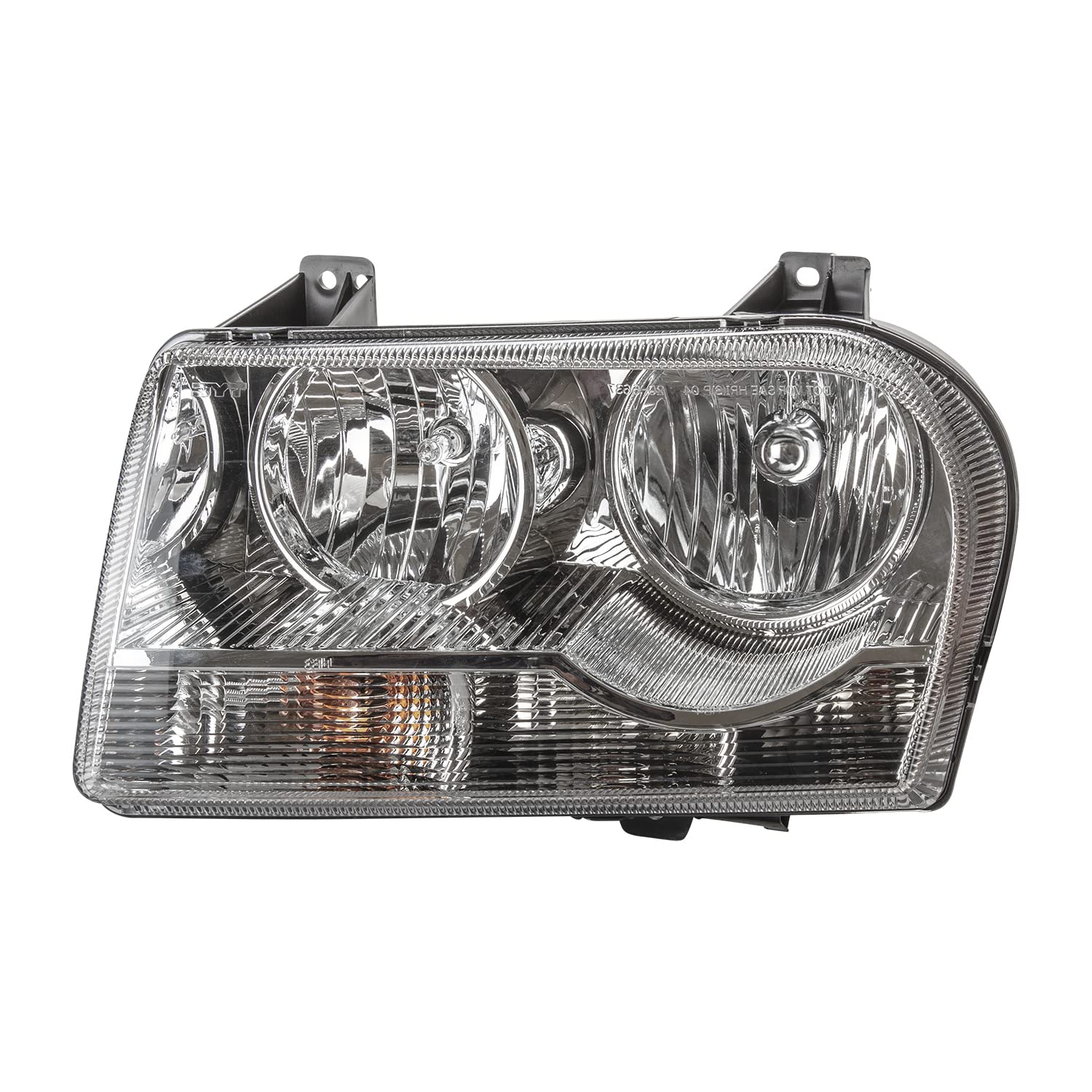 Left TYC Headlight Assembly Compatible with 2005-2007 Chrysler 300