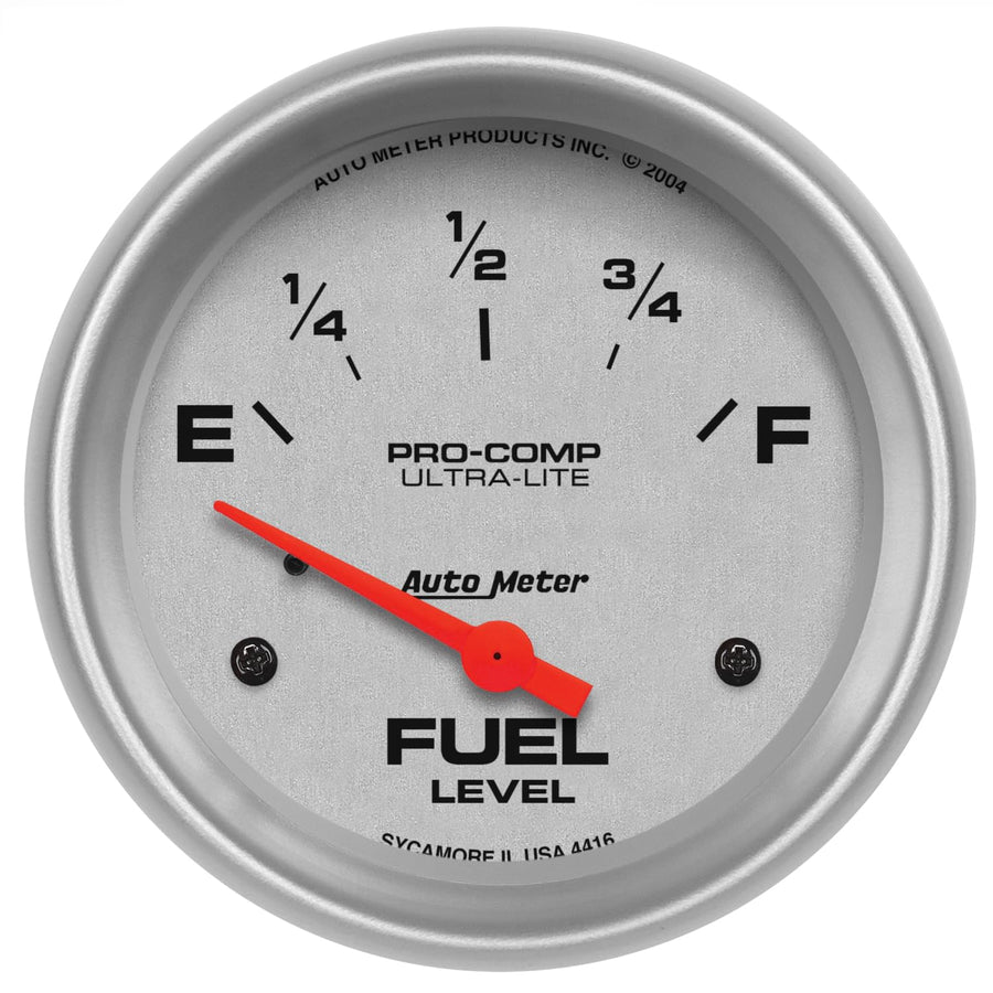 Ultra-Lite Auto Meter 4416 Electric Fuel Level Gauge