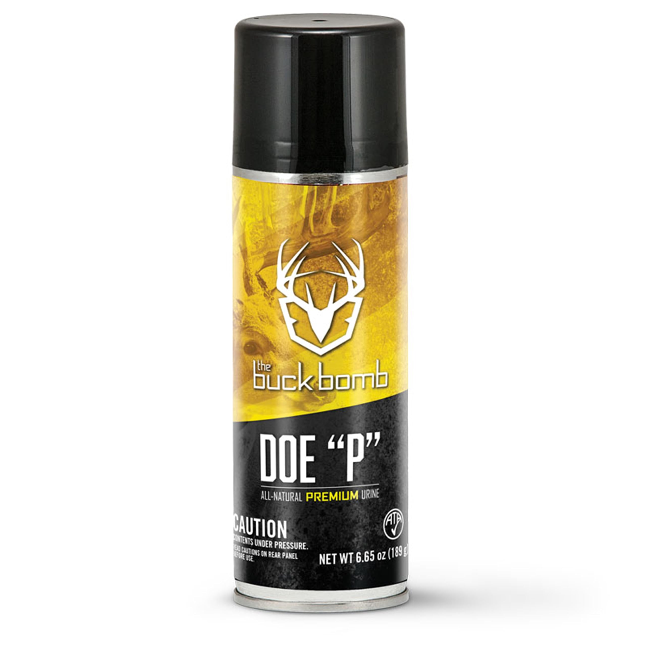 Buck Bomb Natural Doe "P" Aerosol Scent | Hunters Specialties Deer Buck Lure Hunting Pre/Post-Rut Scent Attractant for Hunting, 6.65 Oz (189 g.)