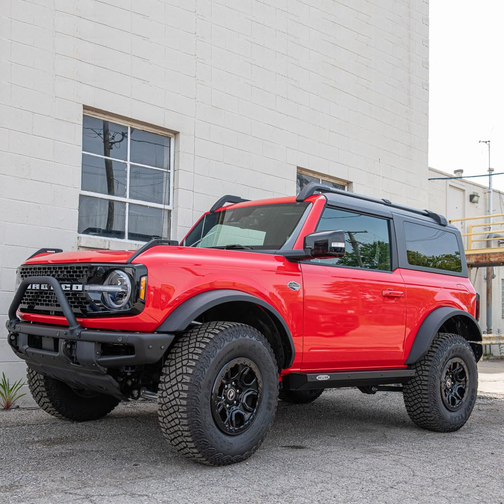Side Step Sliders Rock Slide Engineering fits Ford Bronco 2021+ 2 Door Models Set, BD-SS-300-BR2