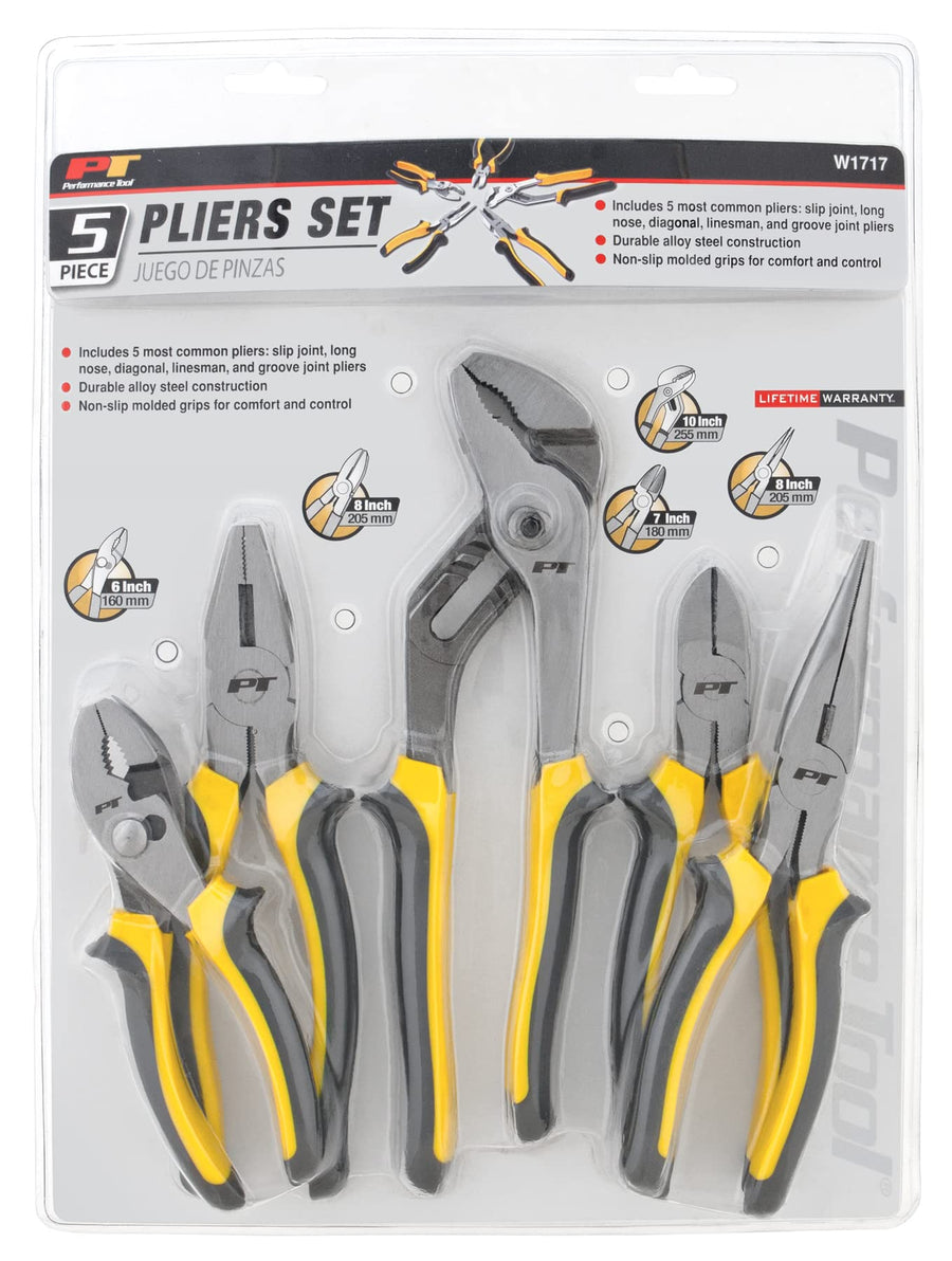 W1717 Performance Tool Pliers Set, 5-Piece