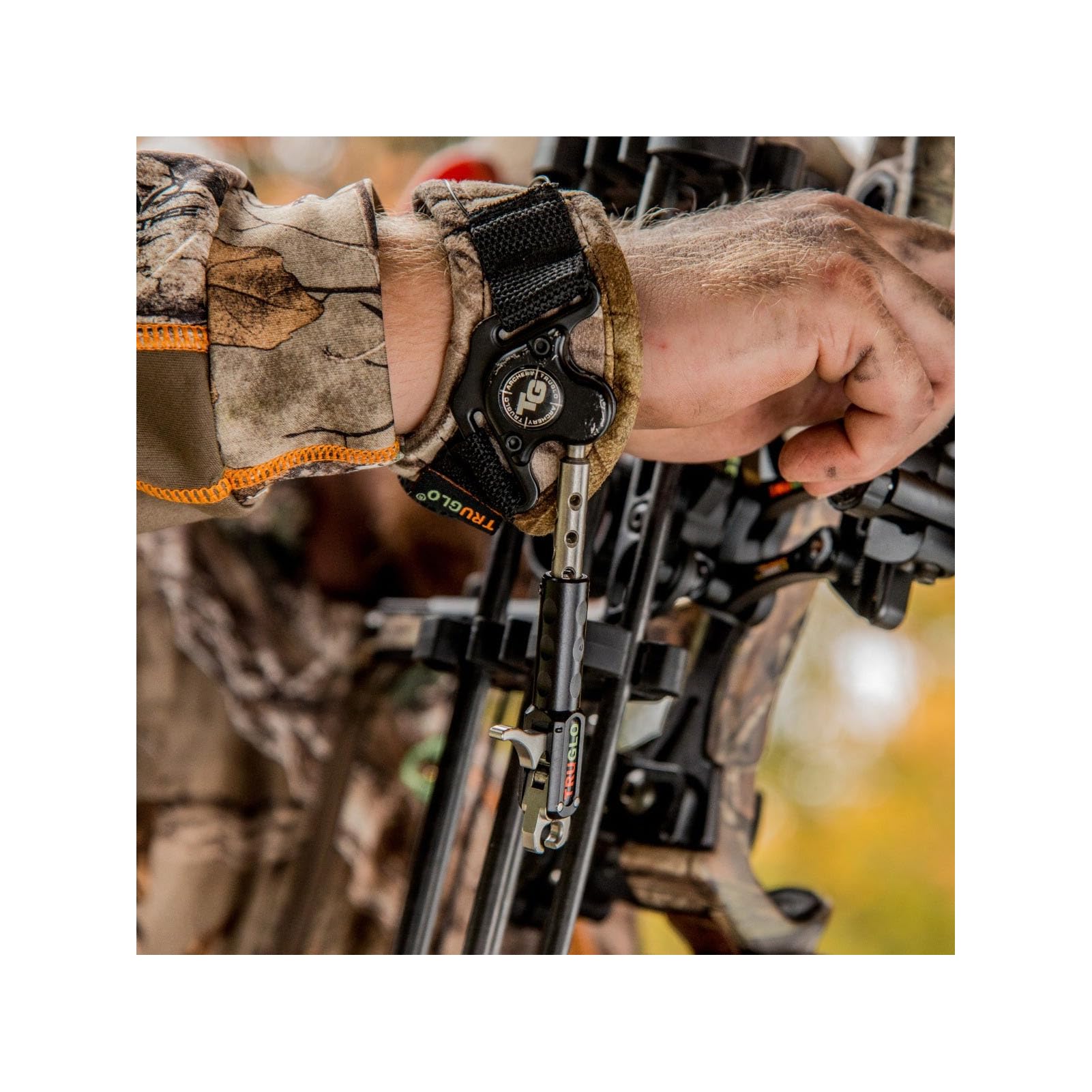 Nitrus TRUGLO Dual-Jaw Ultra-Smooth Extremely Quiet Archery Release Aid, Side-Lock Connection, Realtree Camo