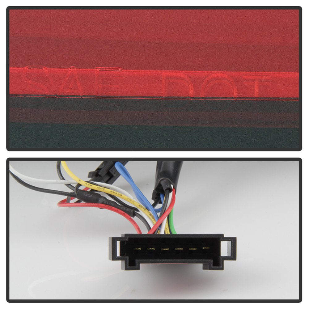 Porsche 987 Cayman 06-08 / Boxster 05-08 Spyder 5083173 LED Tail Lights - Red Clear