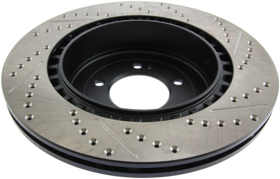 StopTech Sport Drilled/Slotted Brake Rotor 127.46075R (Rear Right), 1 Pack