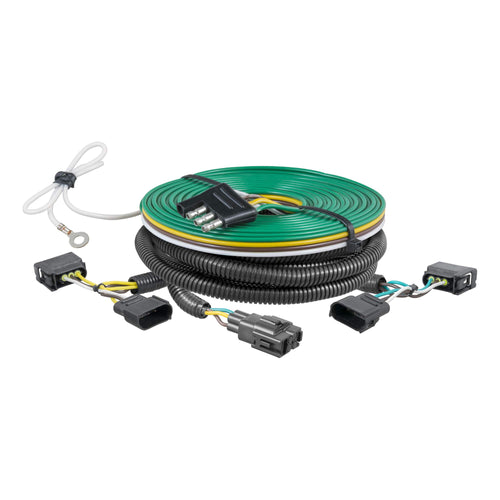 CURT 58952 RV Wiring Harness for Custom Towed-Vehicle Dinghy Towing, Fits Select Ford, Lincoln, Mazda, Mercury Vehicles