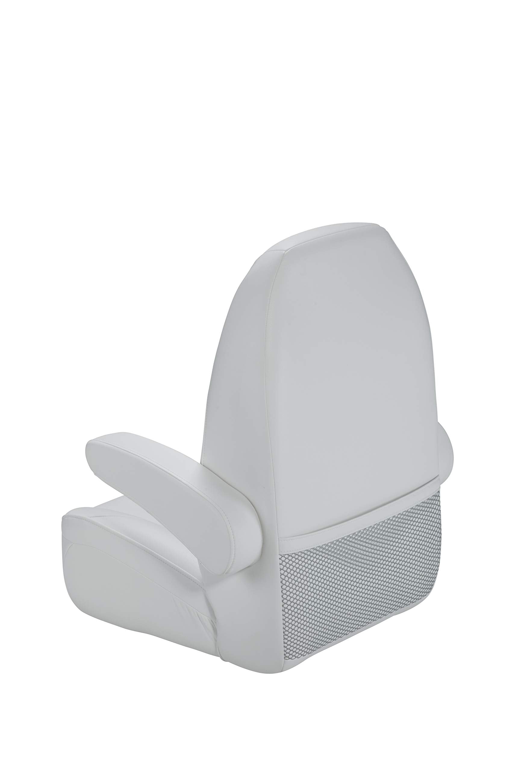 TaylorMade 674637 Platinum Series Furniture White High Back Recliner Pontoon Helm Seat