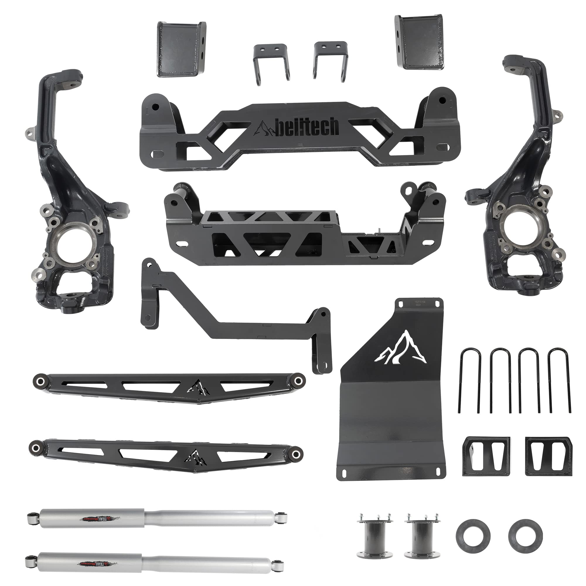 6-7” Lift Kit Belltech 152510BK fits 2021 F-150 4WD all cabs