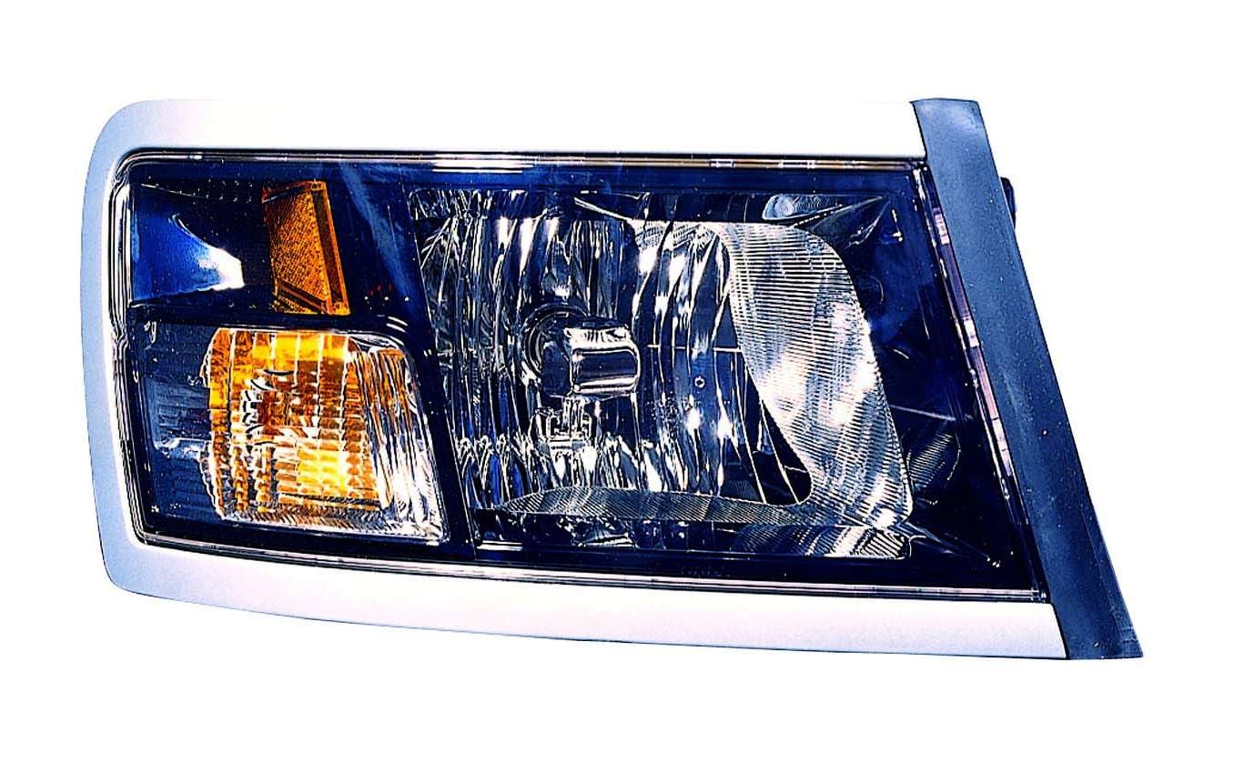 A34-1129R-AC2 DEPO for Dodge Dakota 08-11 Headlight with Black Bezel RH Passenger Side CAPA 1EK58WS2AF