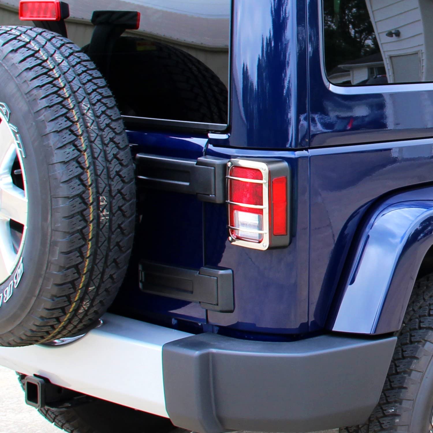 Stainless Steel Kentrol 30582 Tailgate Guards for 2007-2018 JK