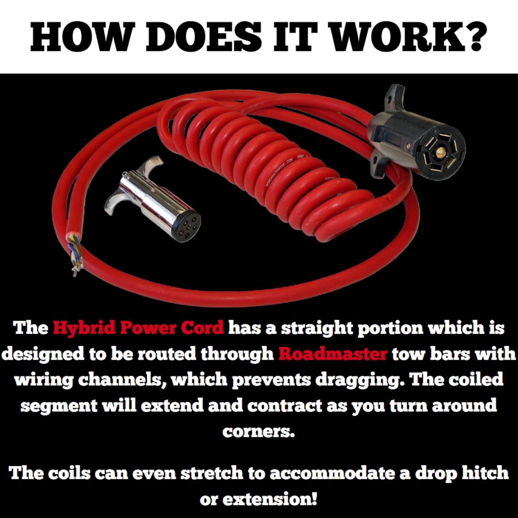 Power Cord Roadmaster Coil To Straig 16767