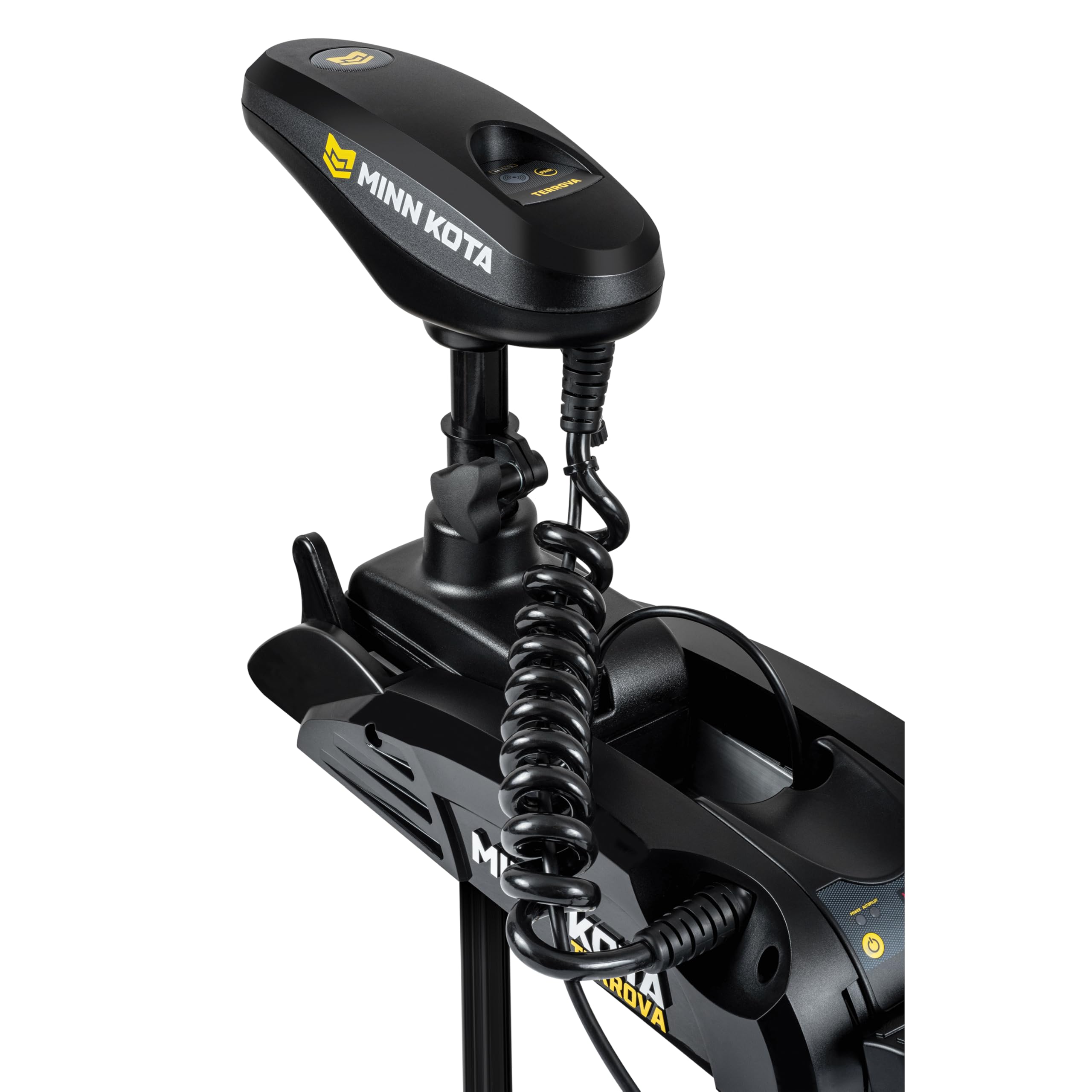 Minn Kota Bow-Mount Terrova Electric Trolling Motor with GPS, Spot-Lock – 55 Lb. Thrust, 54 In. Shaft, Freshwater