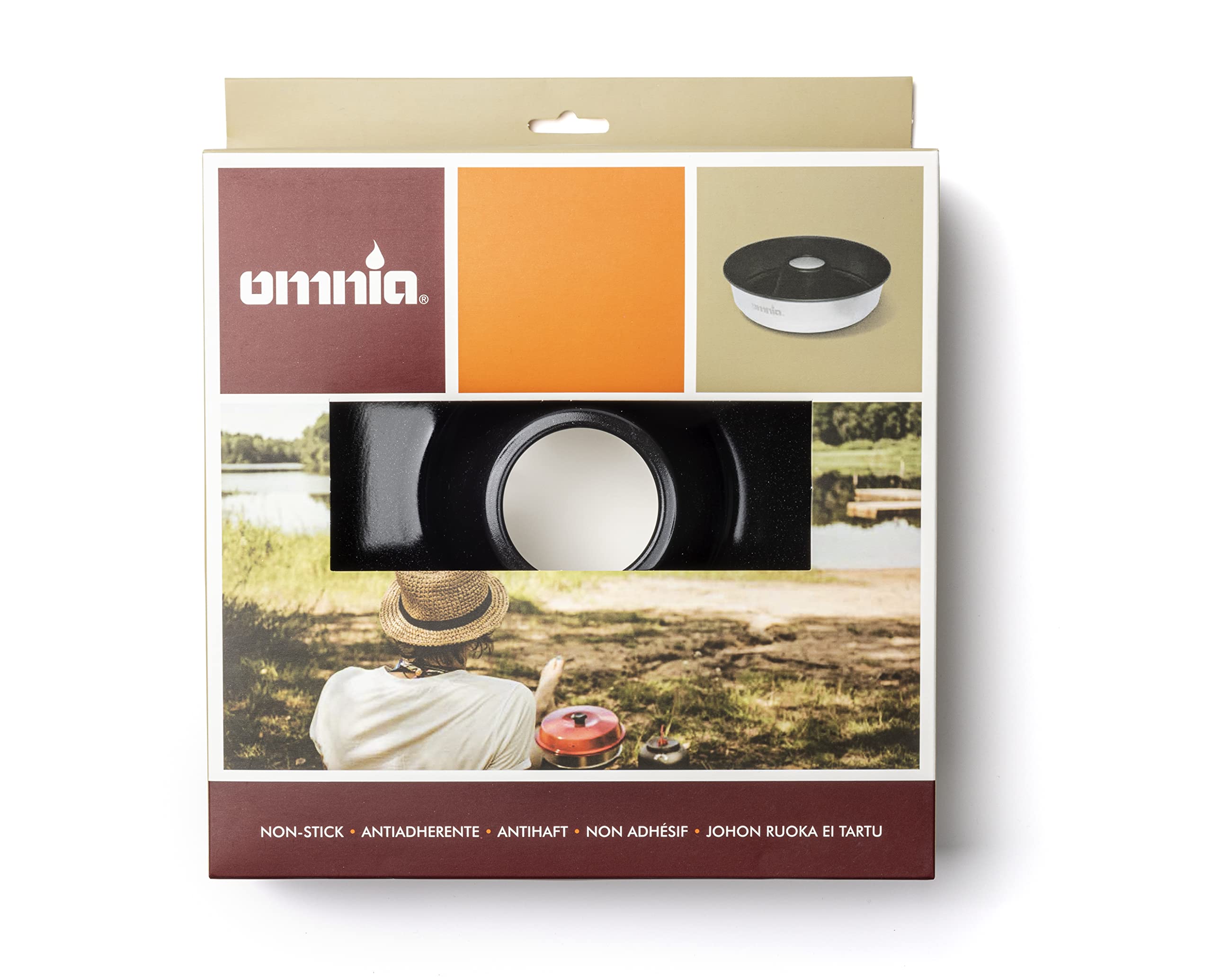 Non-Stick Omnia Pan - Ceramic Coated Pan for the Stovetop Oven